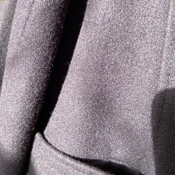 Worthington Pea Coat, Purple, Size PM - Picture 3 of 11